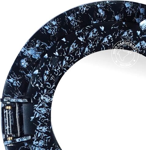 Wall Mounted Vintage Nautical Ship Porthole Mirror for Home Decor | Pirate's Maritime Nautical Themed Decor | Vanity Mirror (24 INCHES, NIckel Chrome) in Saudi Arabia