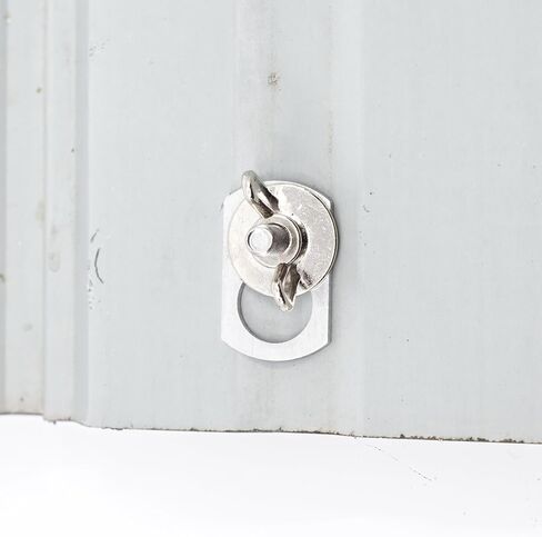 غسالات ثقب المفتاح من الألومنيوم مقاس 1/4 بوصة × 11/32 بوصة × 5/8 بوصة لمصاريع الإعصار (25) in Kuwait