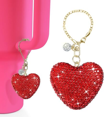 إكسسوارات Mokoart Glitter Charms لديكورات كأس ستانلي، ديكور لطيف بلينغ لإكسسوارات كأس ستانلي 40oz in Kuwait