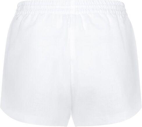 Womens Nacre Vouage Summer Flowy Beach Drawstring Linen Casual Shorts in Saudi Arabia