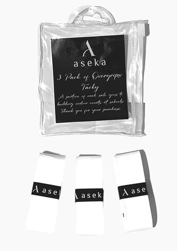 aseka Overgrip مبتذل أو جاف لكرة البيسبول والتنس وكرة الريشة. يذهب جزء من العائدات إلى بناء ملاعب كرة البيسبول الداخلية في المدارس. in Saudi Arabia