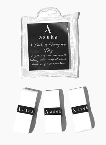 aseka Overgrip مبتذل أو جاف لكرة البيسبول والتنس وكرة الريشة. يذهب جزء من العائدات إلى بناء ملاعب كرة البيسبول الداخلية في المدارس. in Saudi Arabia
