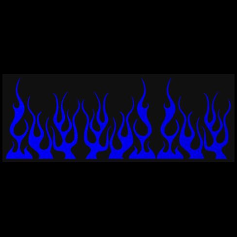 LiteMark Reflective Orange Assorted 4 Inch Flames Sticker Decals for Helmets, Bicycles, Strollers, Wheelchairs and More - Pack of 9 in Saudi Arabia