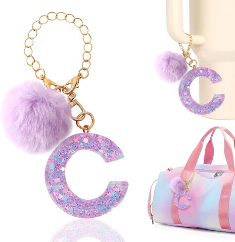 Letter Charm Accessories for Stanley Cup with Handle, Initial Letter Stanley Tumbler with Bling Charms in Saudi Arabia