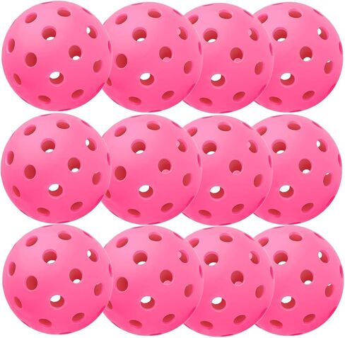 2024 Pickleball Balls, 40 Holes Outdoor Pickleballs, USAPA Approved Pickle Ball for Tournament Play, Official US Open Ball for All Style Pickleball Paddles in Saudi Arabia