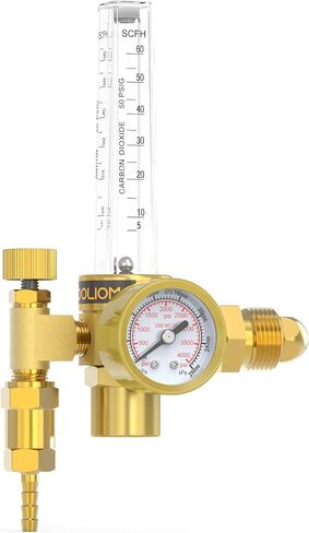 TOOLIOM CO2 Argon Flow Meter Gas Regulator Gauge Mig Tig Welding in Saudi Arabia