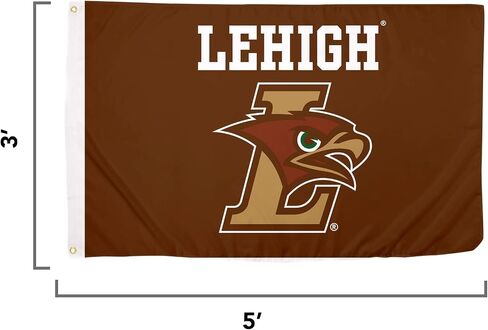 Desert Cactus Lehigh University Flag Mountain Hawks Flag Banners 100% Polyester Indoor Outdoor 3x5 feet Flags (Style 1) in Saudi Arabia