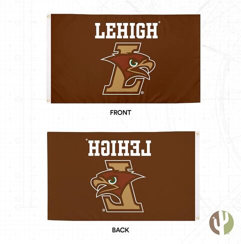 Desert Cactus Lehigh University Flag Mountain Hawks Flag Banners 100% Polyester Indoor Outdoor 3x5 feet Flags (Style 1) in Saudi Arabia