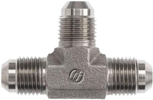Brennan Industries 2603-10-10-08-FG تركيبات تي شيرت فولاذية مزورة، 7/8"-14 SAE x 7/8"-14 SAE x 3/4"-16 SAE خيط، 5/8" ذكر JIC x 5/ 8 بوصة JIC ذكر × 5/8 بوصة JIC ذكر in Saudi Arabia