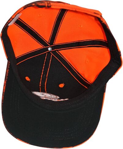 قبعة بشعار Mossy Oak Blaze Orange ثلاثية الأبعاد للصيد بشعار مموه، منقار منحني قليلاً، تاج متوسط ​​الارتفاع، منظم، OSFM للبالغين in Kuwait