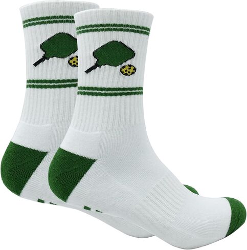 جوارب Pickleball للرجال والنساء، جورب رياضي عالي الأداء لمنتصف الساق، هدايا لمحبي كرة البيسبول مقاس واحد 7-13 in Kuwait