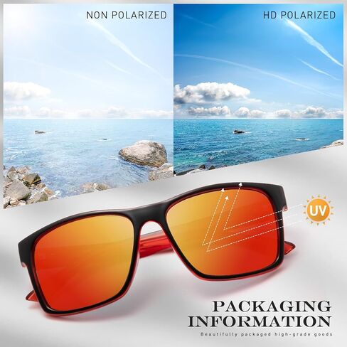 KAPVOE Polarized Sunglasses Men Women UV400 Protection Sport Glasses Driving Fishing Cycling Beach Golf Running Baseball in Kuwait
