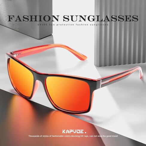KAPVOE Polarized Sunglasses Men Women UV400 Protection Sport Glasses Driving Fishing Cycling Beach Golf Running Baseball in Kuwait