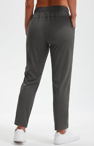 Libin Women's 4-Way Stretch Golf Pants 7/8 Ankle Casual Joggers Dress Work Sweatpants Pockets for Yoga, Athletic, Lounge in Kuwait