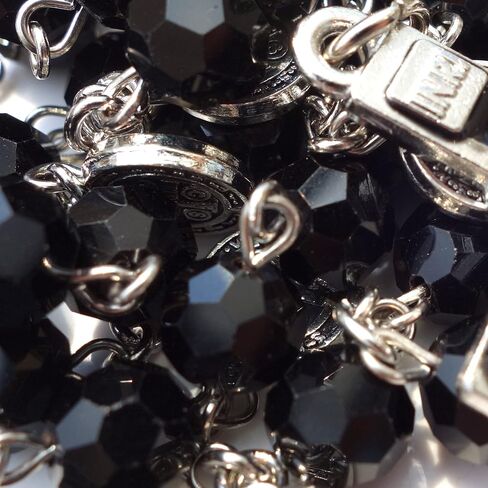 Rosary Beads Benedict Chaplet Artificial Crystal Glass Rosery Cross Catholic gifts in Saudi Arabia
