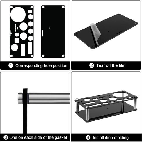 Cocktail Shaker Set Bartender Kit,23 PCS Bar Tool Set with Acrylic Stand, Professional Bar Tools for Drink Mixing, Home, Bar, Party (Include 4 Whiskey Stones) in Kuwait