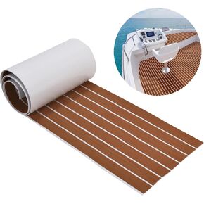 ACOWAY EVA Foam Boat Flooring Decking Sheet 16''x94'' - Multicolor - Non-Slip Boat Carpet with Stylish Row Design - Durable and Comfortable Flooring for Boats - Soft & Waterproof Sheet
