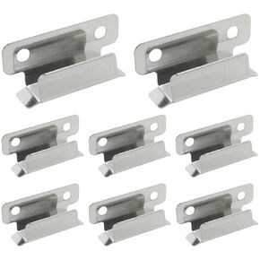 Heyous 8PCS Glass Bed Platform Glass Panel Clamp 3D Printer Stainless Steel Bed Clamp for Fixing Glass Panel and Heated Bed