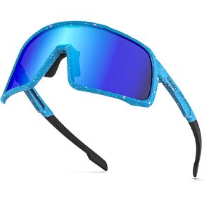 Baseball Sunglasses for Youth Adult Polarized Cycling Glasses TR90 Frame UV400 Sports Sunglasses for Baseball Cycling