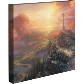 Thomas Kinkade 14 x 14 Gallery Wrapped Canvas The Cross