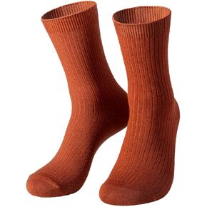 Crew Socks - Soft, Plain, Ankle-Length for Gym, Casual & Daily Wear - Boot High, Medium Thick - Unisex - 1 Pair