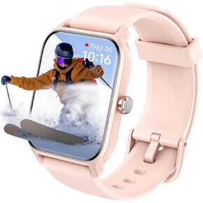 Smart Watch for Women Men,Compatible with iPhone/Android [1.8" HD Screen][Alexa Built-in]Waterproof Fitness Tracker with Bluetooth 5.3(Answer/Make),Heart Rate Monitor 100+ Sports Fitness Watch