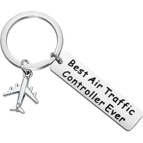 CENWA Air Traffic Controller Gift Flight Controller Gift Best Air Traffic Controller Ever Keychain