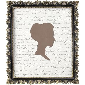 AELS 8x10 Inch Vintage Picture Frame, Elegant Antique Photo Frames with Glass Front, Photo Display, Tabletop Wall Hanging, Gift Ideas, Vine Pattern