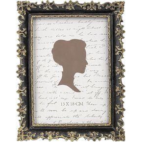AELS 8x10 Inch Vintage Picture Frame, Elegant Antique Photo Frames with Glass Front, Photo Display, Tabletop Wall Hanging, Gift Ideas, Vine Pattern