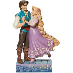 Enesco Disney Traditions by Jim Shore Tangled Rapunzel and Flynn Love New Dream Figurine, 7.5 Inch, Multicolor