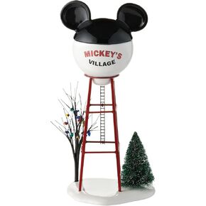Department 56 Disney Village Mickey Water Tower Accessory Figurine, 11.875 inch