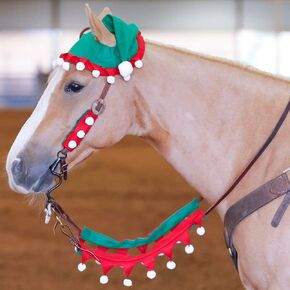Tough 1 Holiday Elf Halter and Rein Cover Set