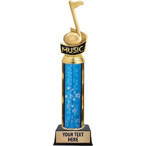 11" Music Note Trophies - Customized Musical Trophy Awards Prime