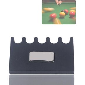 KUIDAMOS 5 Cue Pool Cue Holder, Rubber Maintain Stable Base Simple Appearance Pool Cue Stick Holder for Tables