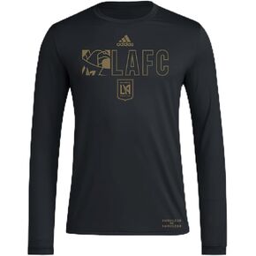 adidas Men's Los Angeles Fc Long Sleeve Pre-Game T-Shirt