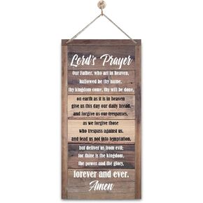 Christian Decor, The Serenity Prayer Hanging Sign, Decorative Wall Plaque, Rustic Farmhouse Door Sign, Inspirational Hanging Wood Sign, Family Sign, Christian Home Wall Decor, Bedroom Decor