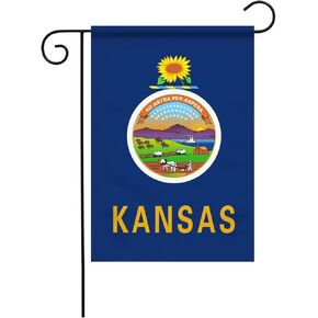Mflagperft Ohio State Garden Flags 12 * 18 Inches Double Sided Vivid Color and Fade Proof Small Indiana Yard Flags for Indoor and Outdoor Decorations (Ohio)