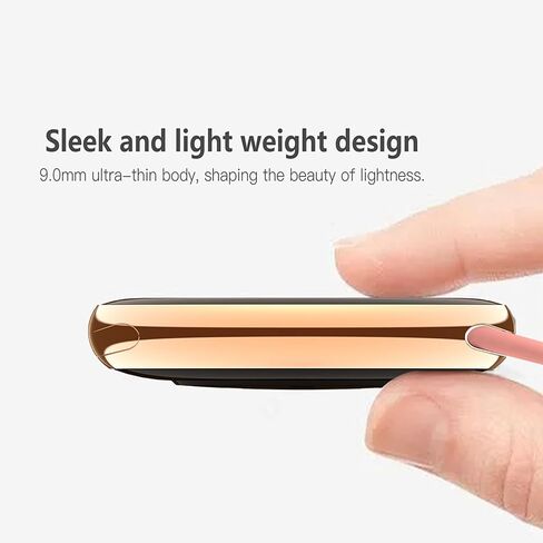 Mini Smartwatch for Women, 1.04'' AMOLED Fitness Tracker Watch with Heart Rate Monitor/Sleep Monitor, IP68 Waterproof 100+Sports Mode Activity Tracker, Necklace Smartwatch Support Android/iOS in Saudi Arabia