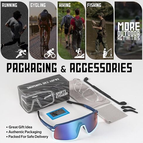 Baseball Sunglasses for Youth Adult Polarized Cycling Glasses TR90 Frame UV400 Sports Sunglasses for Baseball Cycling in Saudi Arabia