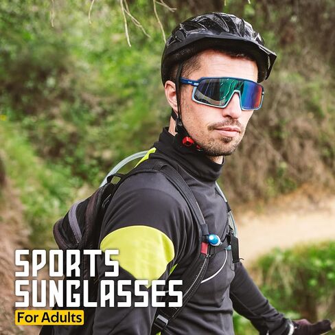 Baseball Sunglasses for Youth Adult Polarized Cycling Glasses TR90 Frame UV400 Sports Sunglasses for Baseball Cycling in Saudi Arabia