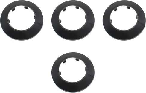 FDXGYH 3" Water Pipe Flange Cover 4 Pcs Snap Type Round Escutcheon Plate Cover for Water Pipe Faucet Collar Decoration in Saudi Arabia
