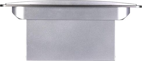 Howard Miller Horseshoe Bend Digital Wall Clock II 549-706 – Charcoal Gray & Metallic Silver Finish, Large Display, Radio-Controlled, Daylight-Saving Time, Battery-Operated Alarm Clock in Saudi Arabia