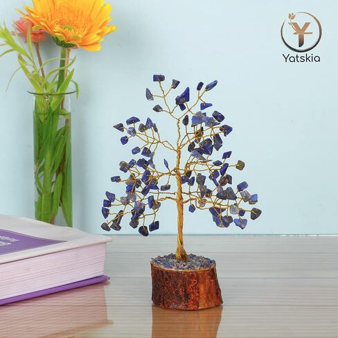 Seven Chakra Tree - Chakra Tree of Life - Crystal Tree for Positive Energy - Gemstone Tree - Chakra Money Tree - Mini Naturals Trees - Crystal Trees As Home Decor in Saudi Arabia