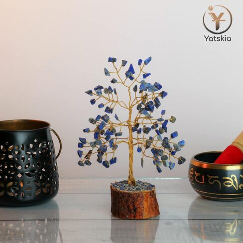 Seven Chakra Tree - Chakra Tree of Life - Crystal Tree for Positive Energy - Gemstone Tree - Chakra Money Tree - Mini Naturals Trees - Crystal Trees As Home Decor in Saudi Arabia