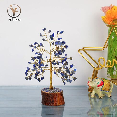 Seven Chakra Tree - Chakra Tree of Life - Crystal Tree for Positive Energy - Gemstone Tree - Chakra Money Tree - Mini Naturals Trees - Crystal Trees As Home Decor in Saudi Arabia