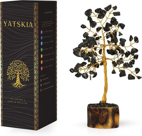 Seven Chakra Tree - Chakra Tree of Life - Crystal Tree for Positive Energy - Gemstone Tree - Chakra Money Tree - Mini Naturals Trees - Crystal Trees As Home Decor in Kuwait