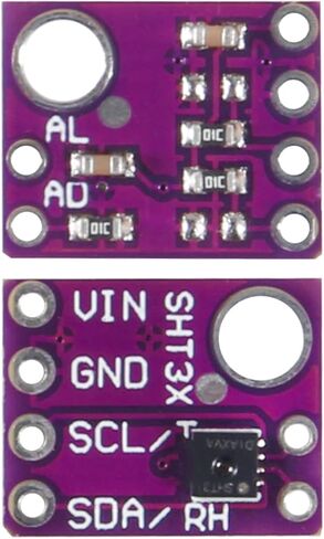 4 قطع SHT31-D مستشعر درجة الحرارة والرطوبة وحدة استشعار درجة الحرارة والرطوبة الرقمية للإخراج IIC I2C واجهة 3.3 فولت GY-SHT31-D لاردوينو in Kuwait
