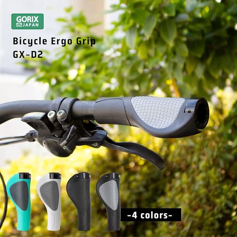 GORIX Bike Ergo Grips Bar End Cycle Lock On Handlebar Mountain Bicycle MTB(GX-D2(Global Edition)) in Kuwait