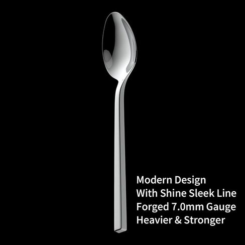 Alata Cube Black 20-Piece Forged Silverware Set Stainless Steel Flatware Set,Service for 4,Matte Satin Polished Cutlery Set,Dishwasher Safe in Saudi Arabia