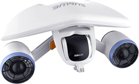 whiteshark Mix Underwater Scooter, 1.5m/s Speed Dual Motors Electric Water Scooter, 40M Waterproof Swimming Pool Diving Snorkeling for Kids Adults(with Action Camera Mount) in Saudi Arabia